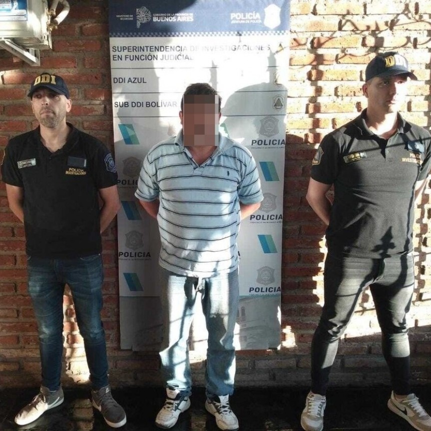 La SUB DDI de Bolívar detuvo un acusado de “Abuso Sexual Doblemente Agravado” por ser cometido contra un menor de edad y aprovechando su situación de convivencia