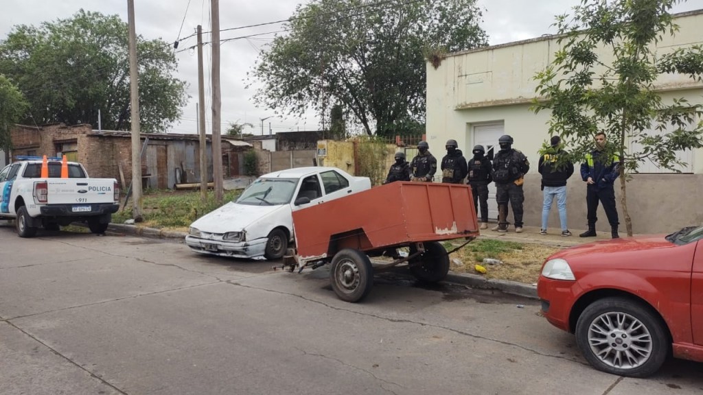 Informe Oficial Policía Departamental: Allanamientos múltiples en Bolívar, por un hecho de suma gravedad,  ocurrido durante el fin de semana