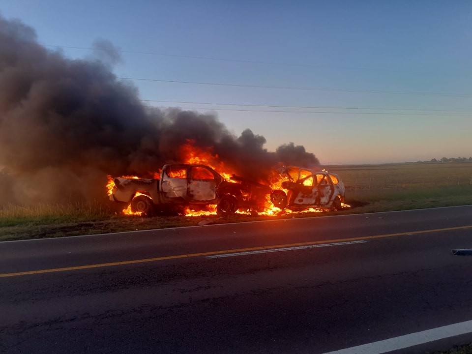 Ruta 5: Trágico accidente en jurisdicción Juan José Paso, dejó como saldo dos personas fallecidas