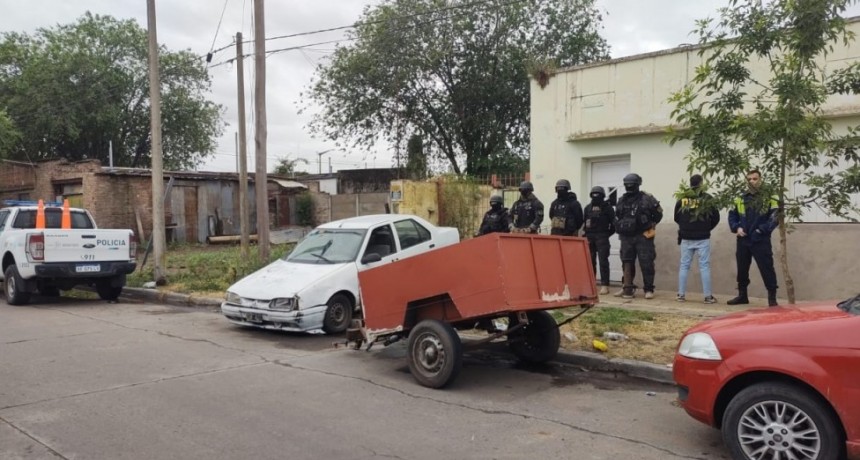 Informe Oficial Policía Departamental: Allanamientos múltiples en Bolívar, por un hecho de suma gravedad,  ocurrido durante el fin de semana