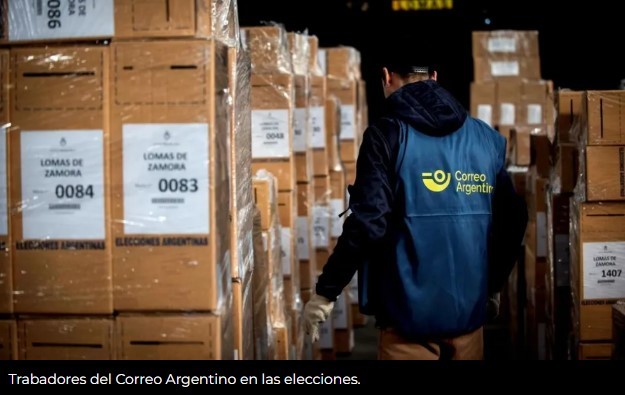 Los trabajadores del Correo Argentino cobrarán un bono de $ 195.000 por prestar servicio en las elecciones