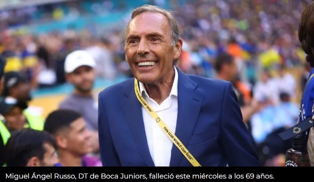 Dolor en el mundo del fútbol: murió Miguel Ángel Russo