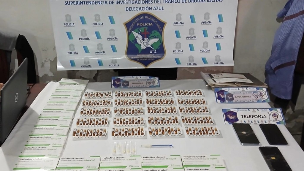 Una investigaci&oacute;n por venta ilegal de nalbufina tuvo un allanamiento en Olavarr&iacute;a