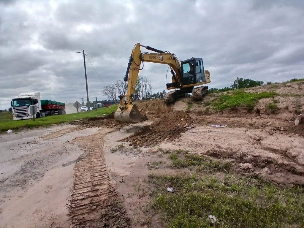 CORRESUR inici&oacute; trabajos para mejorar la circulaci&oacute;n en la intersecci&oacute;n de las rutas 3 y 30/61