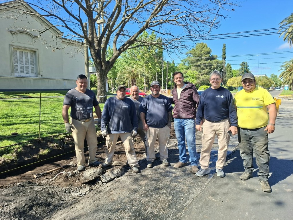 Kevin Kroll: "La obra de la avenida Mariano Unzu&eacute; son 600 metros lineales, y se viene cosntruyendo de norte a sur de la ciudad"