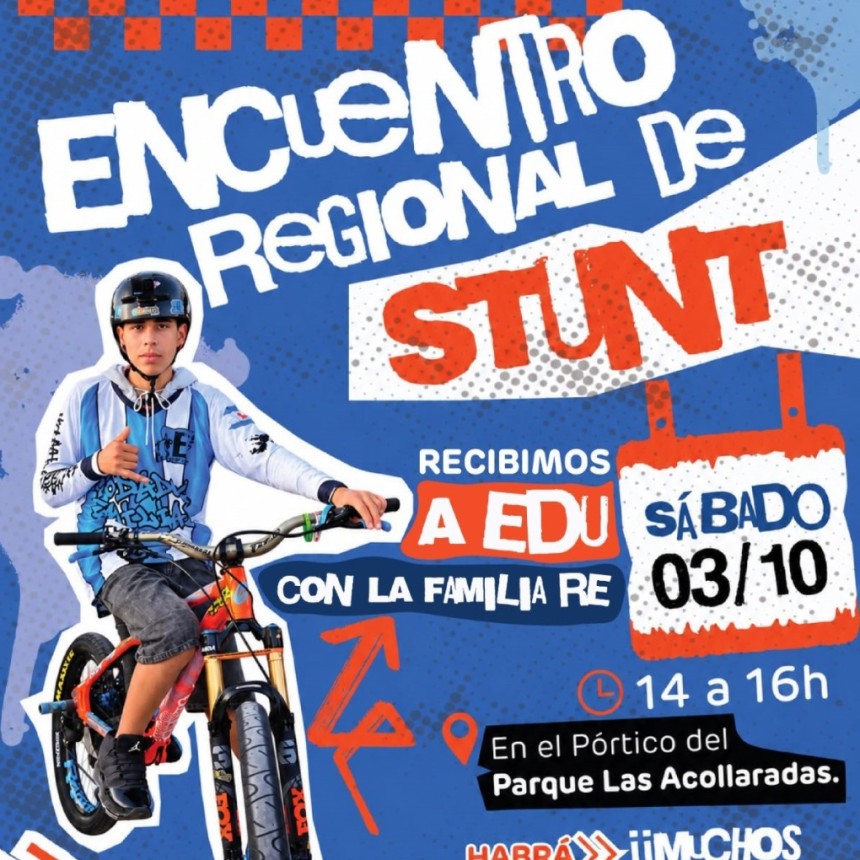 El Parque Las Acollaradas ser&aacute; sede de un encuentro regional de Stunt 