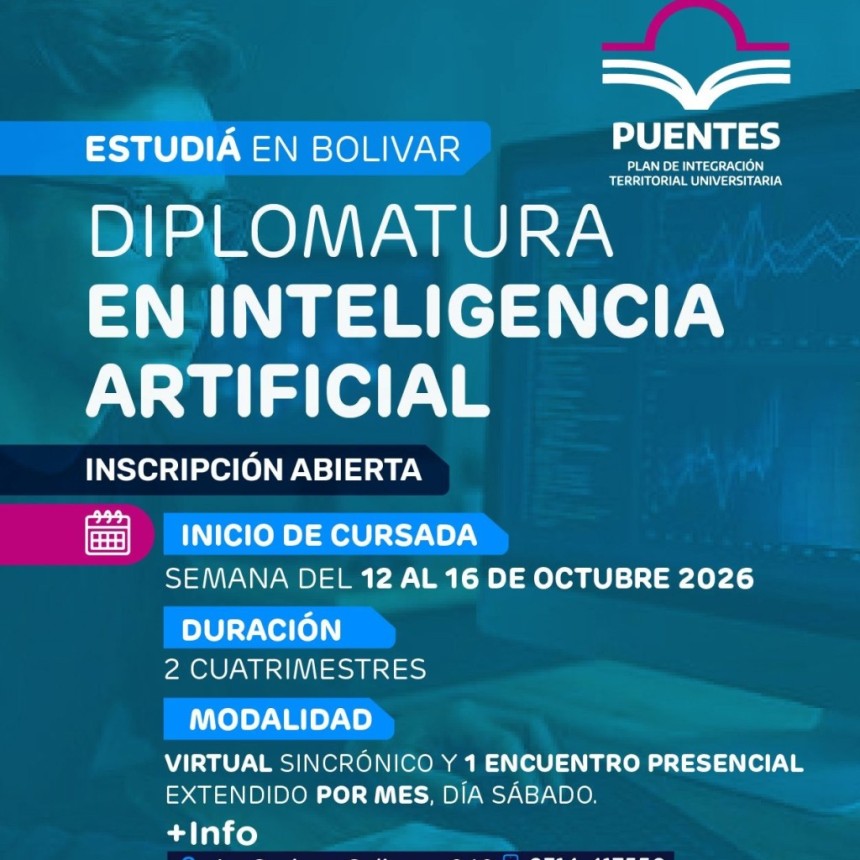 Nueva propuesta en el CRUB: abri&oacute; la preinscripci&oacute;n para la Diplomatura en Inteligencia Artificial