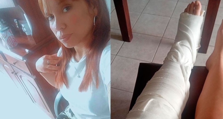 Campa&ntilde;a Solidaria para Luc&iacute;a Ver&oacute;nica Cabrera, tras sufrir una lesi&oacute;n importante trabajando como delivery en su motocicleta