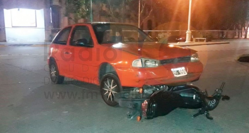 Un joven motociclista fue hospitalizado por prevenci&oacute;n