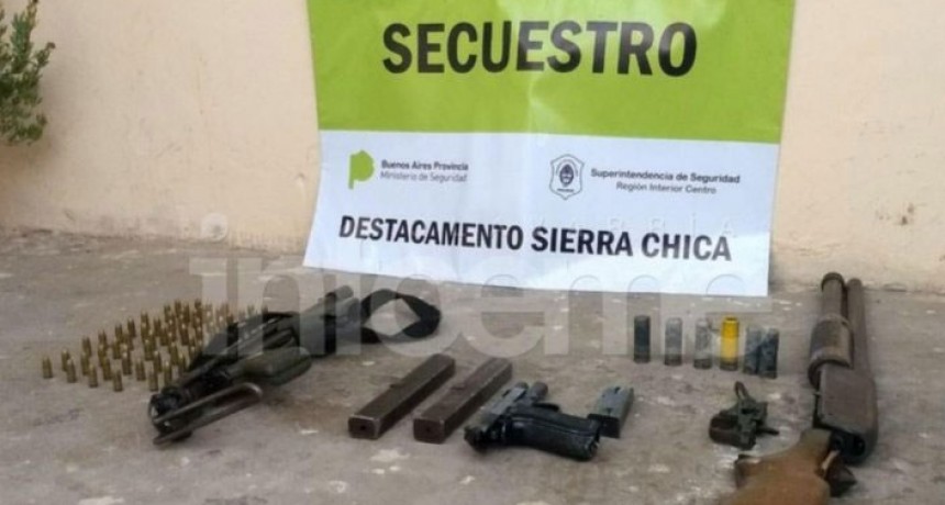 Olavarr&iacute;a: En un allanamiento, encontraron las armas robadas de la Unidad N&ordm; 2