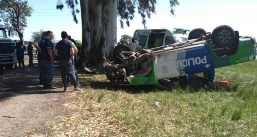 La Plata: Intent&oacute; ahorcar a un polic&iacute;a y provoc&oacute; un vuelco