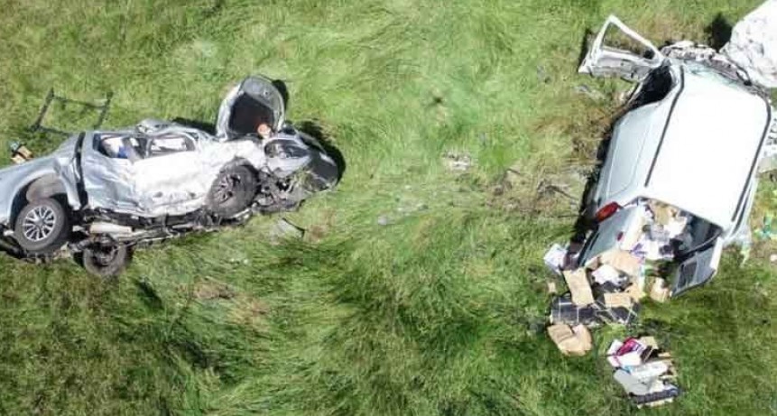 Mar Chiquita: Dos muertos tras un choque frontal en la ruta 11