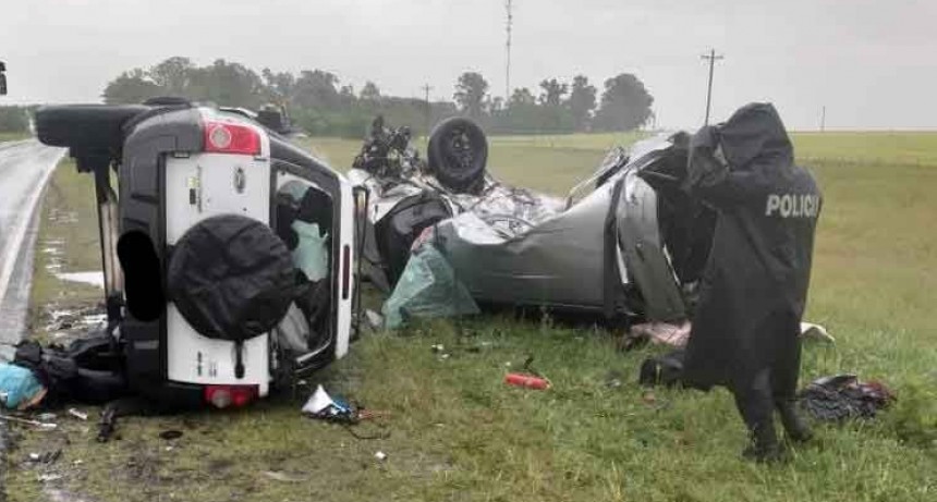 Accidente tr&aacute;gico en Ruta 3 entre Azul y Chillar