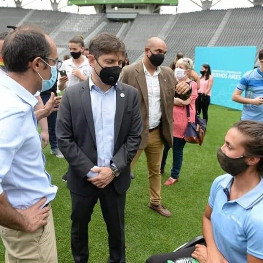 La Plata: Marcos Pisano acompa&ntilde;&oacute; al Gobernador en el lanzamiento de un fondo deportivo