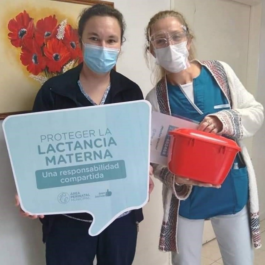 El área Perinatal del Municipio trabaja para promover, proteger y apoyat la Lactancia Materna