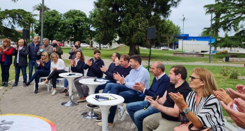 Diego Santilli recorrió Bolívar junto a candidatos locales y referentes de la séptima seccion