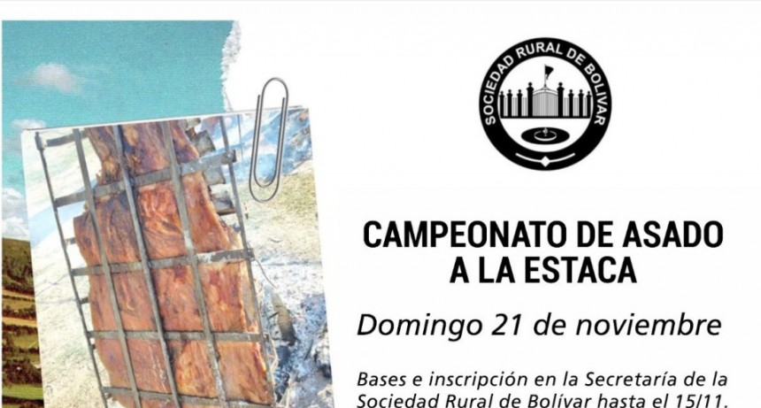 La Cámara Comercial invita a participar del Campeonato de Asado a la Estaca
