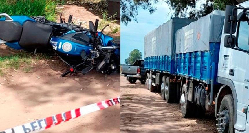 En un establecimiento rural, un hombre perdió la vida al impactar con su moto contra un acoplado