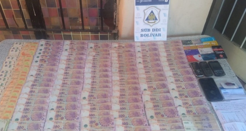 La Sub DDI de Bolívar desbarata una banda de delincuentes cordobeses que realizaban estafas telefónicas