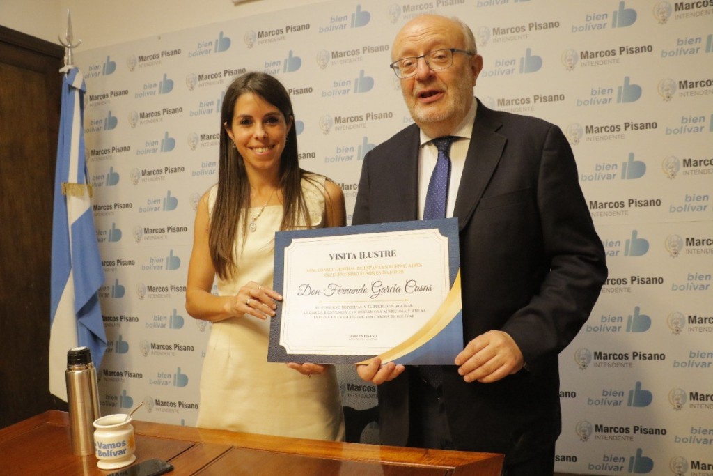 La Concejala María Laura Rodríguez recibió al Cónsul General de España en Buenos Aires