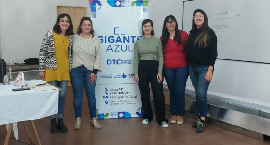 El Gigante Azul realizó una capacitación en Consumos Problemáticos en Pirovano