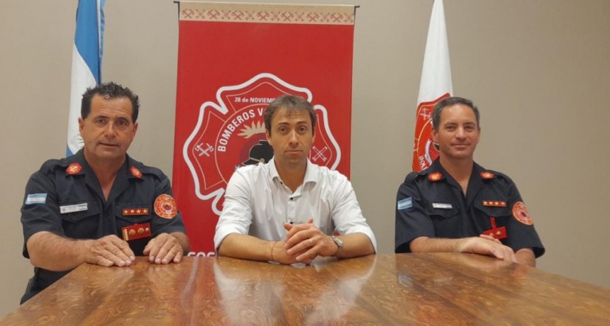 Bomberos Voluntarios recibió a los medios de prensa en el marco de su 66º aniversario de la fundación del cuartel