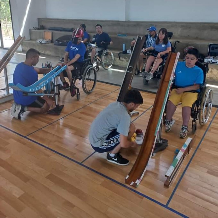 Boccia: Braian Gutiérrez concentró con el Seleccionado Argentino