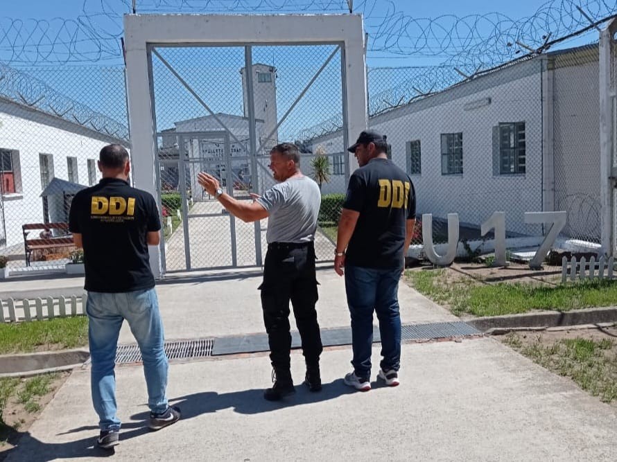 La SUB DDI Bolívar allanó el sector de máxima seguridad de la Unidad Penitenciaria 17 de Urdampilleta