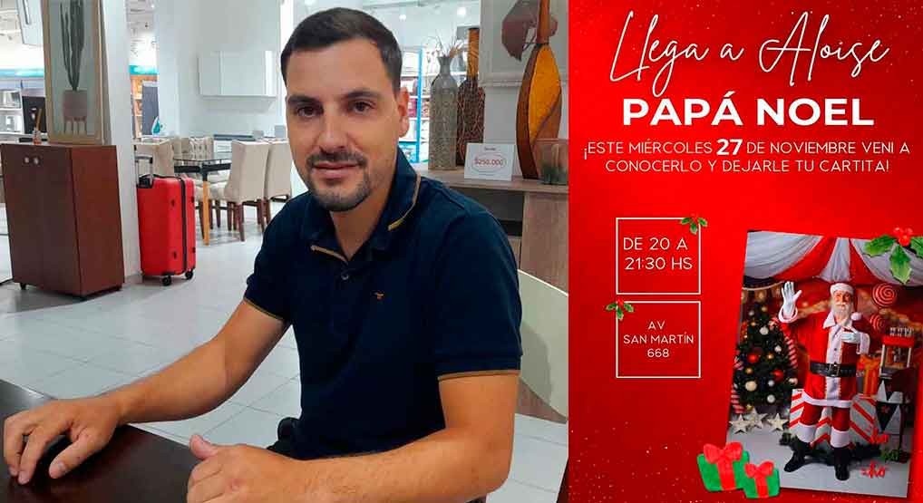 Aloise Bolívar recibe hoy miércoles, la visita de Papá Noel