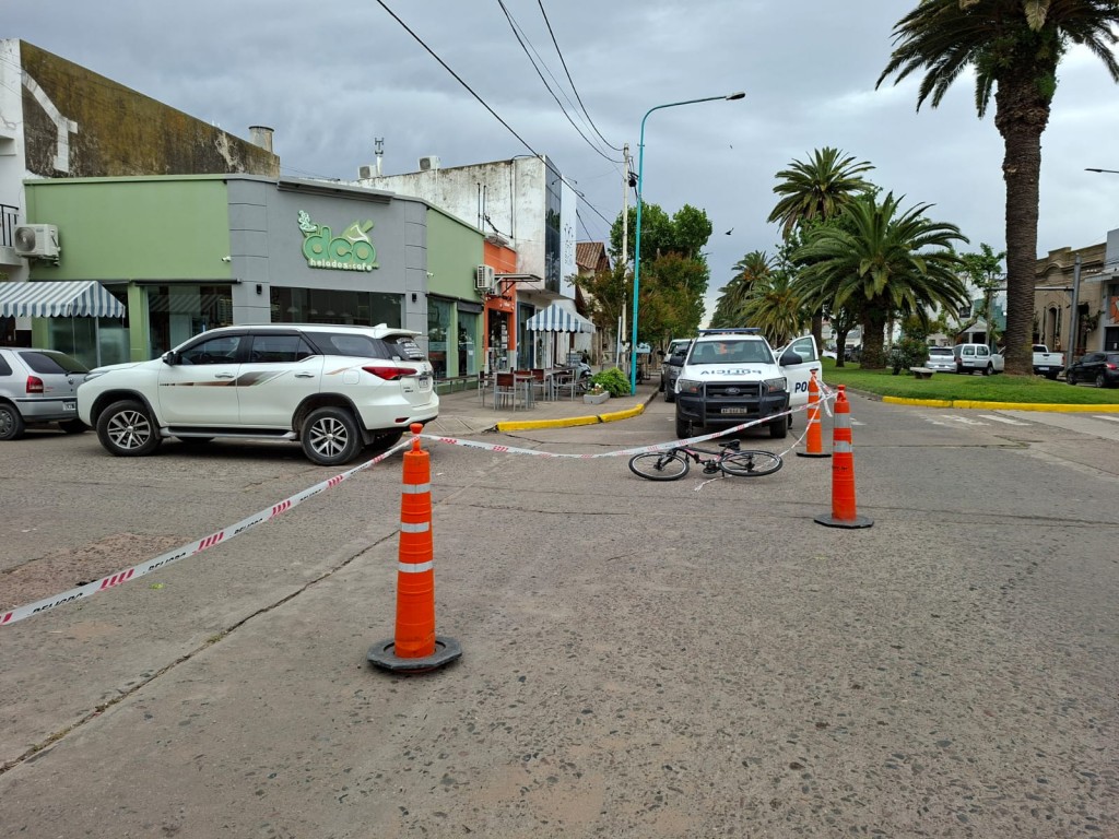 Colisión en Boer y avenida Almirante Guillermo Brown