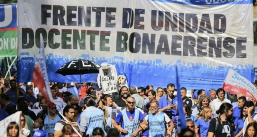 Provinciales: Docentes bonaerenses comienzan la semana con un nuevo paro provincial en contra de la &lsquo;rebaja salarial&rsquo;