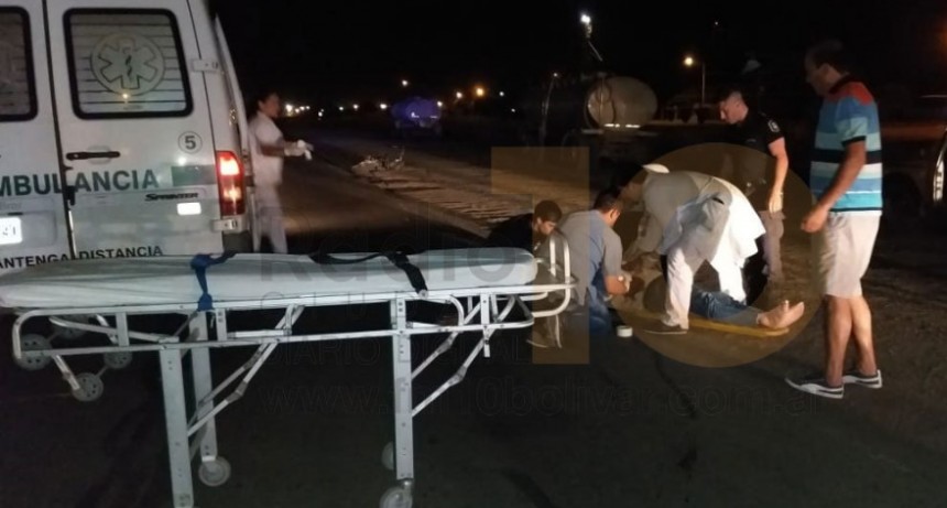 Un hombre result&oacute; con traumatismos y excoriaciones, a ra&iacute;z de un accidente en Ruta 226 y Las Heras