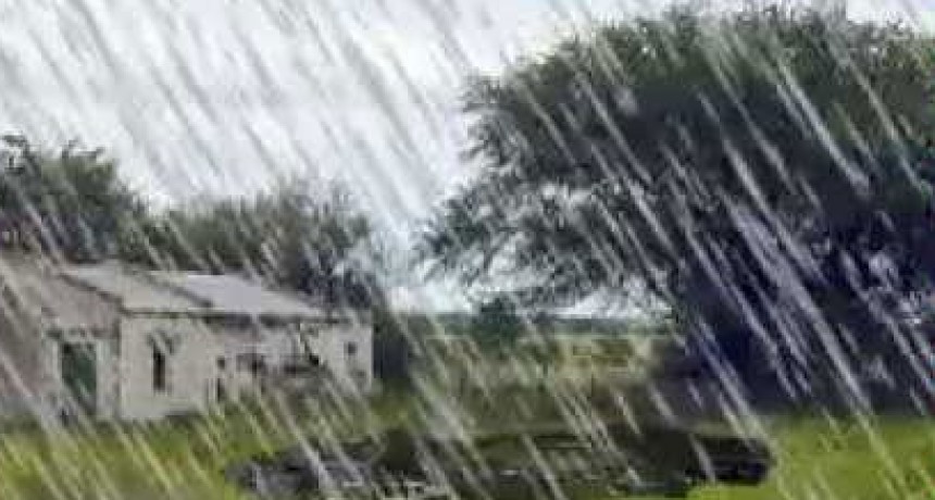 Registro de lluvias en Bol&iacute;var y la zona: Desde 10 hasta 35 mm