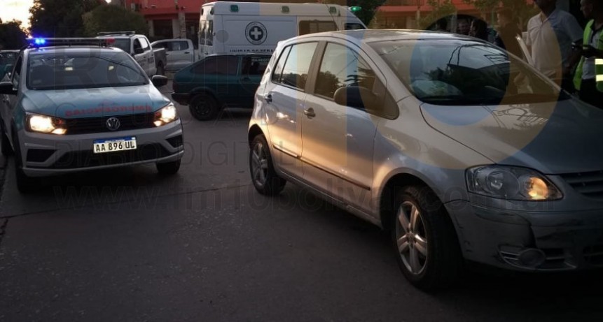Accidente en Olascoaga y Venezuela: Sin mayores consecuencias