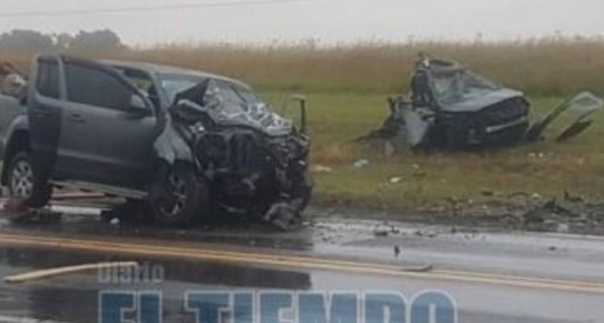 Ruta 3: tres muertos y varios heridos en un violento accidente