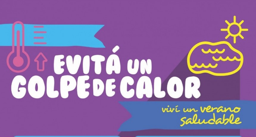 Recomendaciones para prevenir golpes de calor