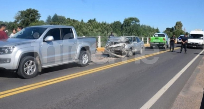Cu&aacute;druple choque en cadena en el Puente de Ruta 226 y el arroyo Tapalqu&eacute;