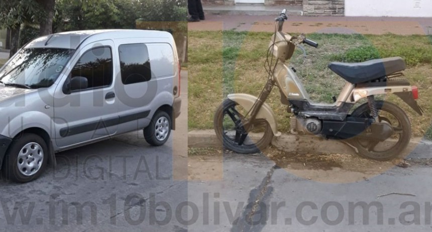 Un motociclista fue derivado al hospital a modo preventivo luego de un impacto