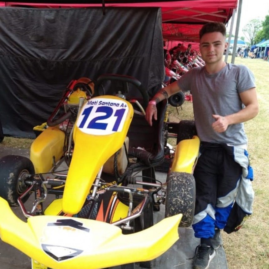 Matías Santana (Hijo): “El fin de semana me fue muy bien, quedé en el octavo puesto”