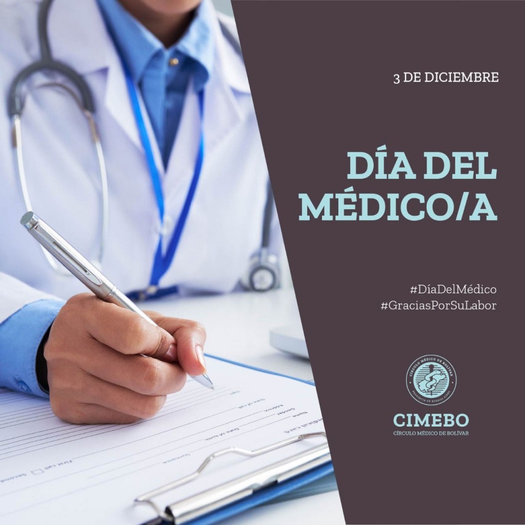 El Circulo Medico de Bolívar homenajeará a los médicos en su día