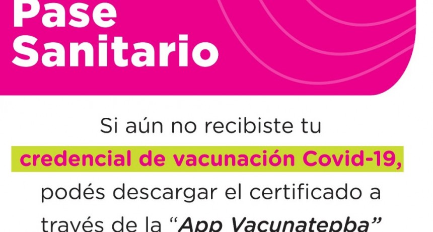 El gobierno provincial implementó el certificado de vacunación Covid-19 a través de aplicaciones móviles