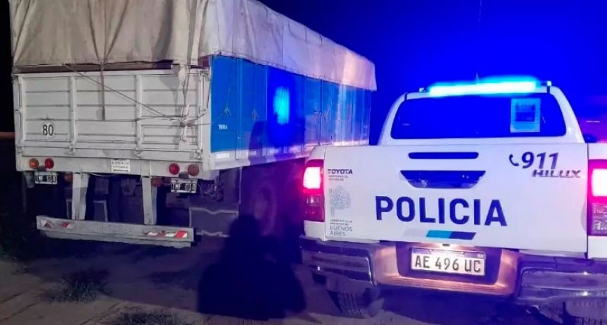 Recuperan 20 toneladas de trigo, sustraídas en un campo de 25 de Mayo