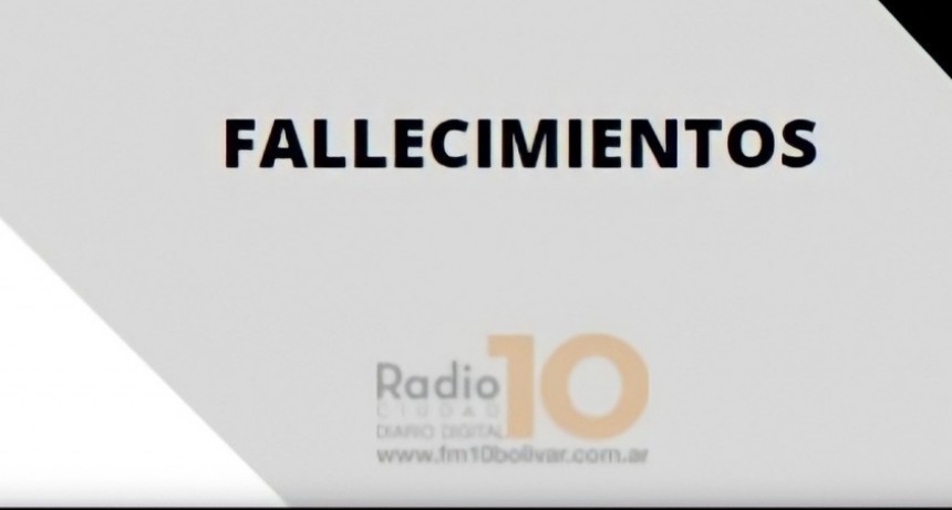 Falleció Bernarda Eolimpia Herrero viuda de Levato 