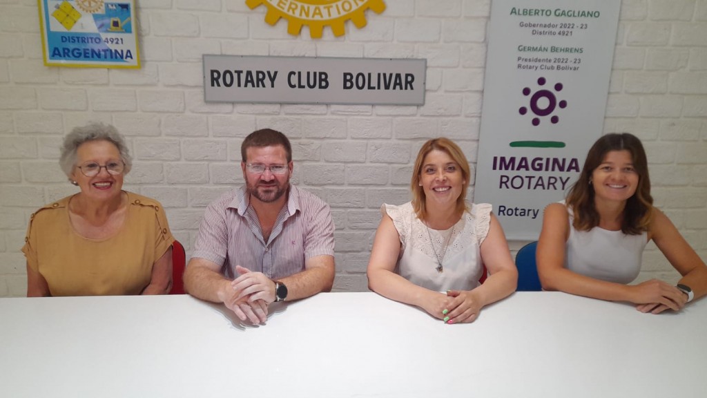 Rotary Club Bolívar: Anunciaron oficialmente el remate solidario junto al Centro de Martilleros, que beneficiará al Hogar de Ancianos