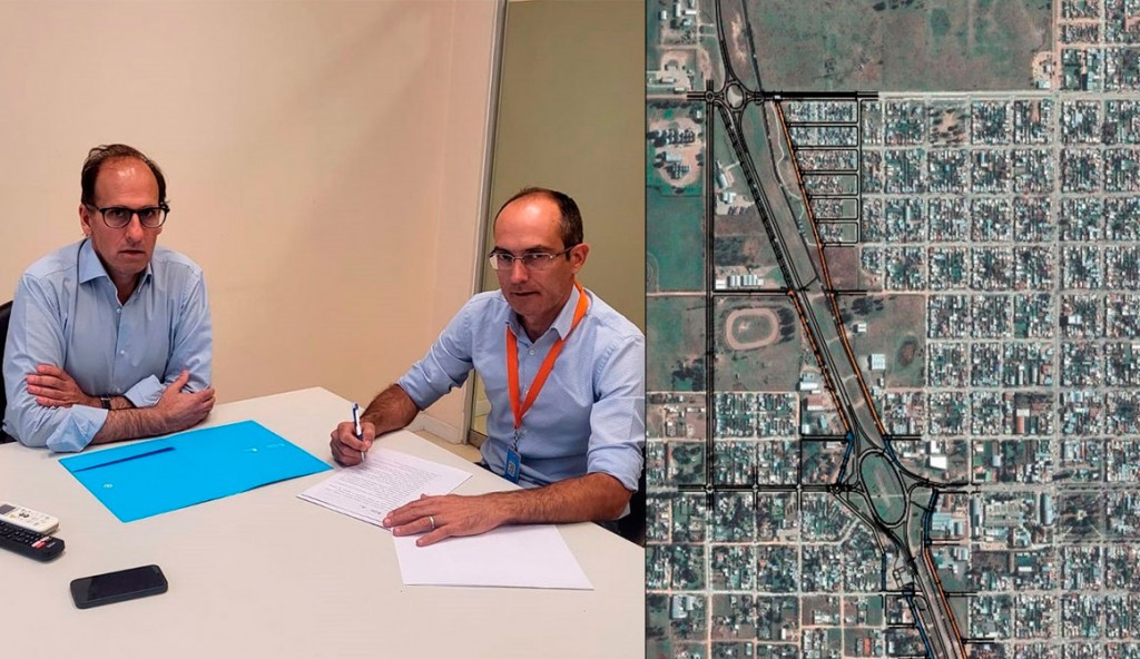 Pisano reactiva la obra de Colectoras sobre ruta n°226