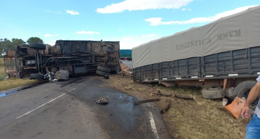 Grave accidente en Ruta 65 en cercanías a la localidad de Bonifacio