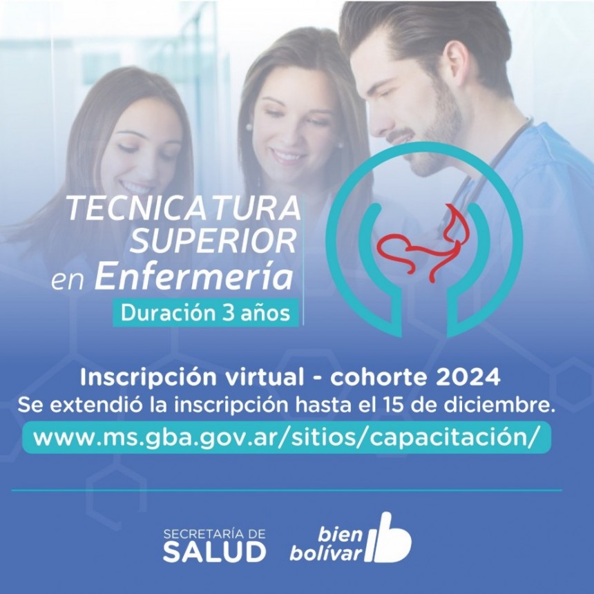 Se extendió la inscripción para estudiar la Tecnicatura Superior en Enfermería hasta el 15 de diciembre y en FM 10 hablamos con María Estela Jofre y Natalia Britos