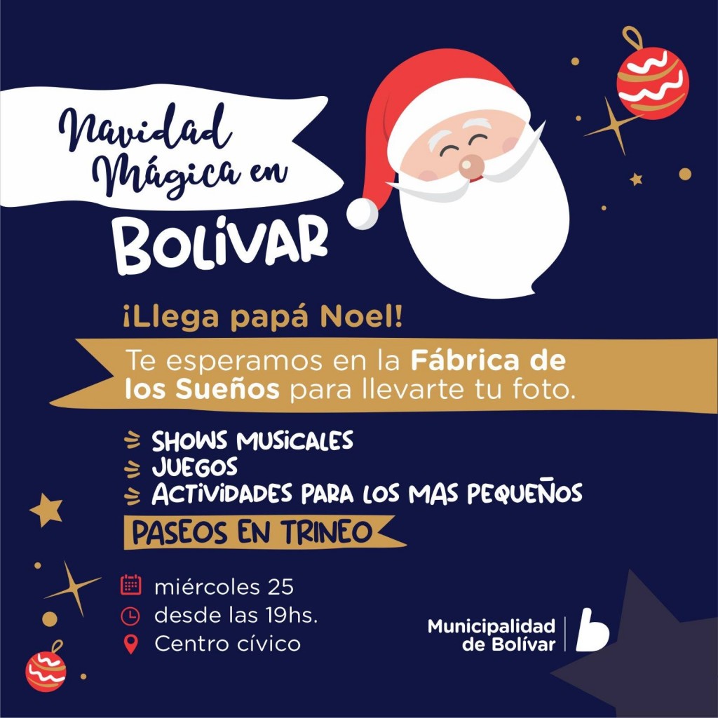 La Fiesta de Papá Noel se realiza este miércoles