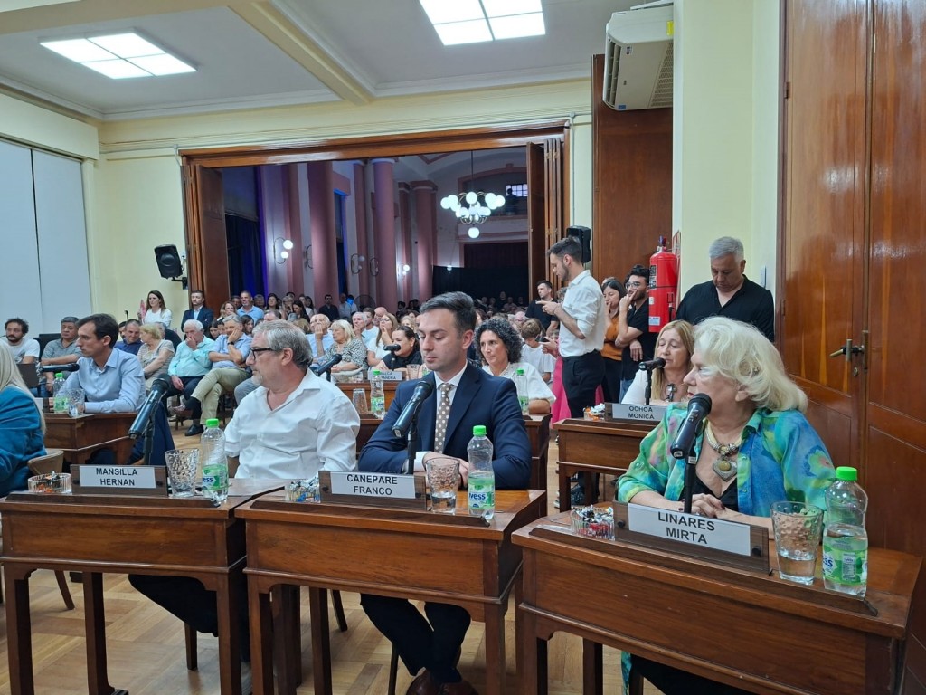 Franco Canepare es el Presidente del Honorable Concejo Deliberante