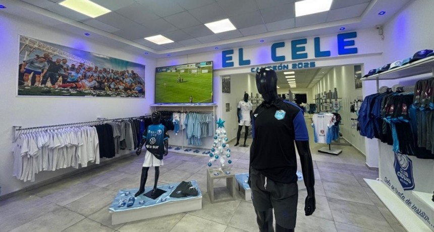 Se viene Celemanía, la tienda oficial del Club Ciudad de Bolívar, inaugura hoy martes